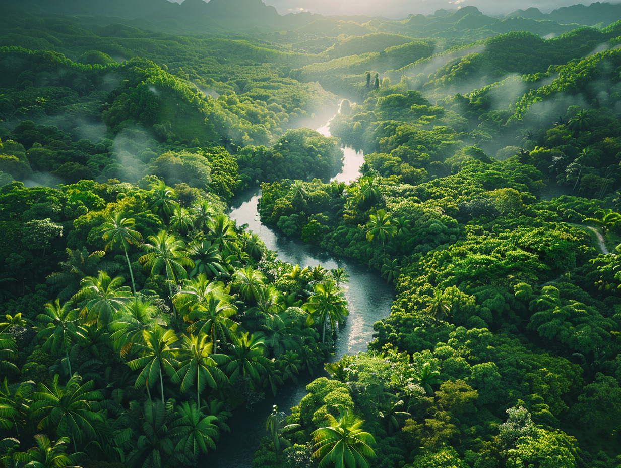 martinique  paysage